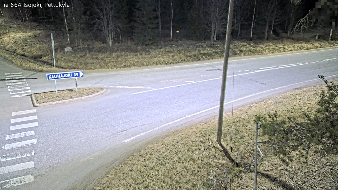 Weather Camera Image Väg 664 Storå Pettukylä, Isojoki, Etelä-Pohjanmaa
