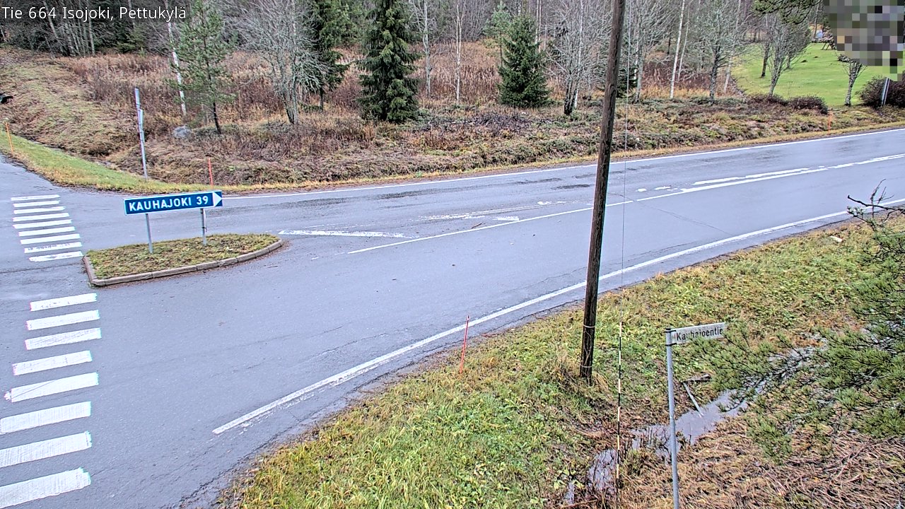 Weather Camera Image Väg 664 Storå Pettukylä, Isojoki, Etelä-Pohjanmaa