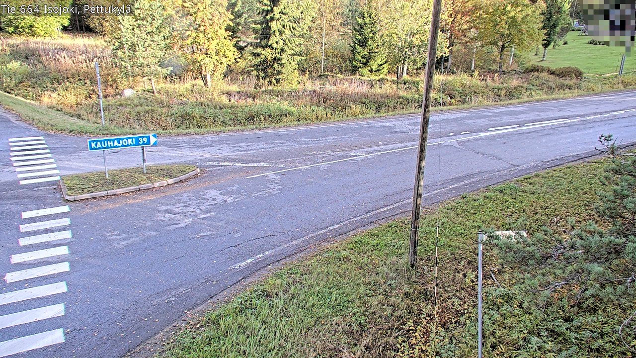 Weather Camera Image Road 664 Isojoki Pettukylä, Isojoki, Etelä-Pohjanmaa