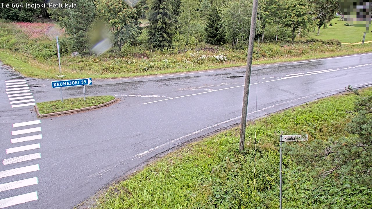 Weather Camera Image Road 664 Isojoki Pettukylä, Isojoki, Etelä-Pohjanmaa