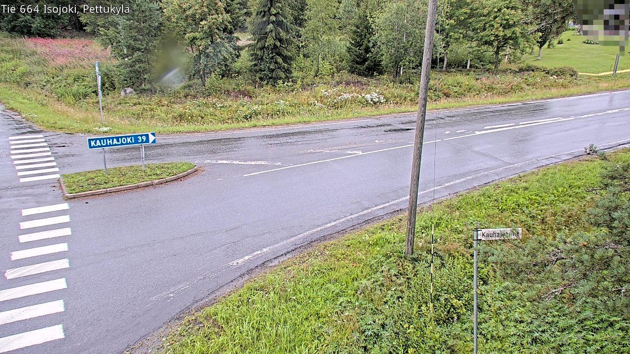 Weather Camera Image Road 664 Isojoki Pettukylä, Isojoki, Etelä-Pohjanmaa