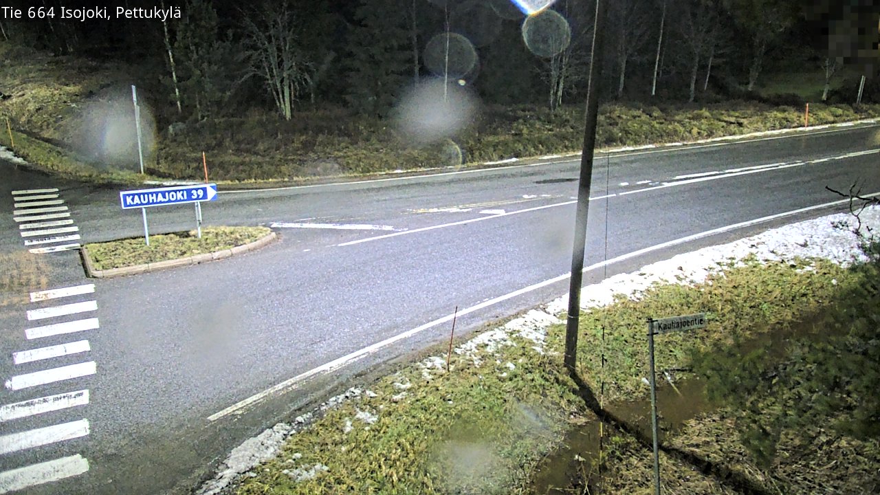 Weather Camera Image Road 664 Isojoki Pettukylä, Isojoki, Etelä-Pohjanmaa