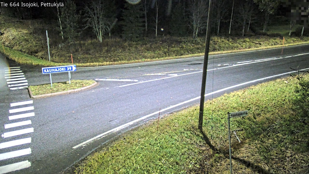 Weather Camera Image Väg 664 Storå Pettukylä, Isojoki, Etelä-Pohjanmaa