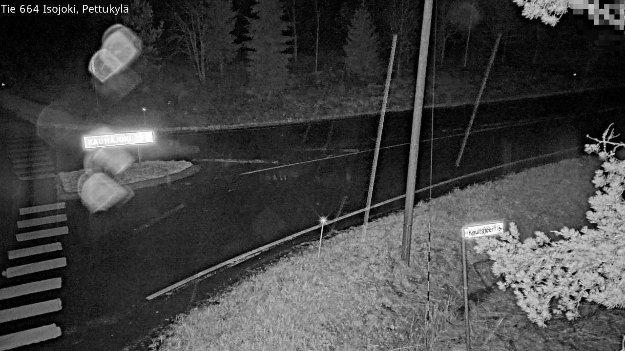 Weather Camera Image Väg 664 Storå Pettukylä, Isojoki, Etelä-Pohjanmaa