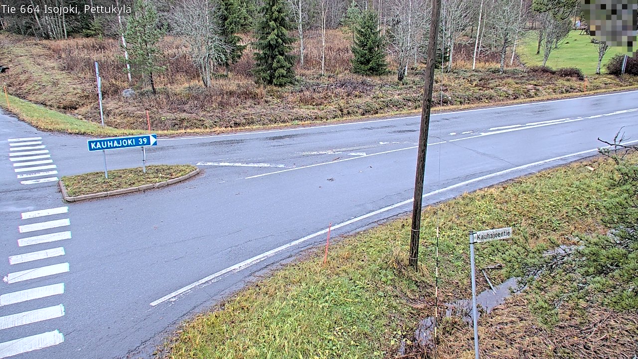Weather Camera Image Väg 664 Storå Pettukylä, Isojoki, Etelä-Pohjanmaa