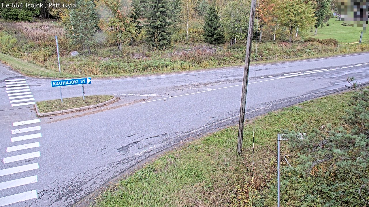 Weather Camera Image Road 664 Isojoki Pettukylä, Isojoki, Etelä-Pohjanmaa