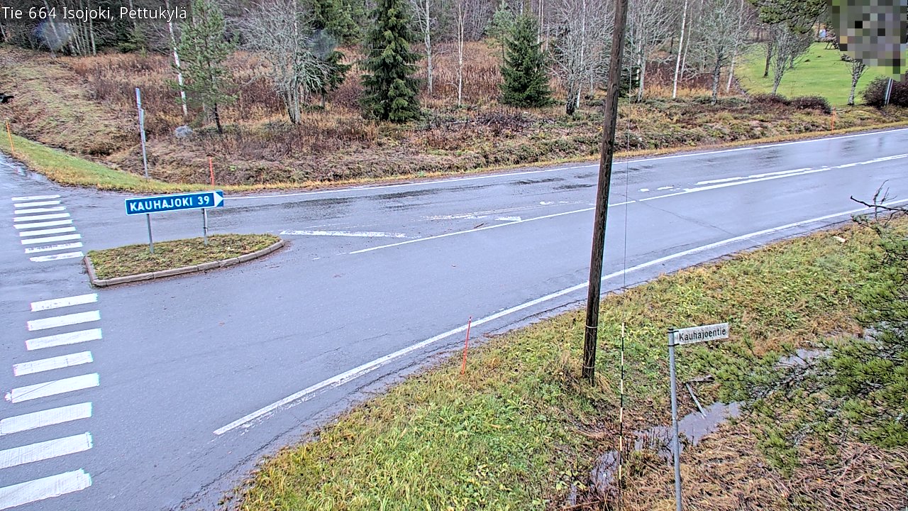Weather Camera Image Väg 664 Storå Pettukylä, Isojoki, Etelä-Pohjanmaa