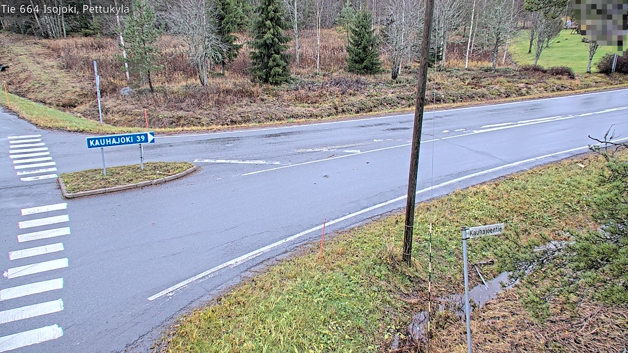 Weather Camera Image Väg 664 Storå Pettukylä, Isojoki, Etelä-Pohjanmaa