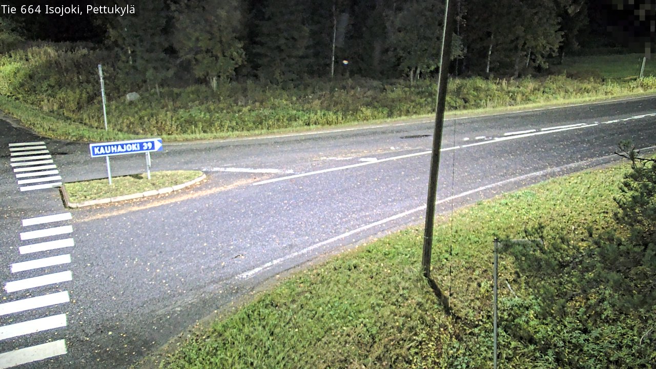Weather Camera Image Road 664 Isojoki Pettukylä, Isojoki, Etelä-Pohjanmaa