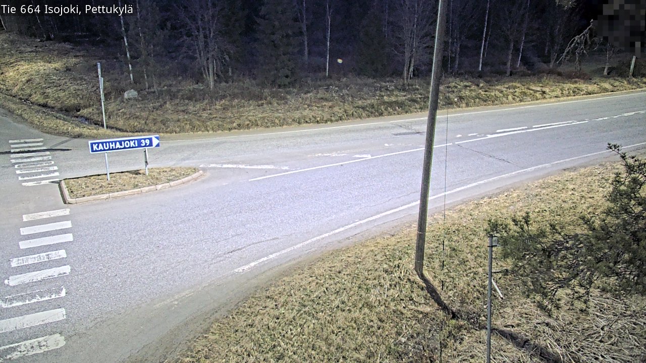 Weather Camera Image Väg 664 Storå Pettukylä, Isojoki, Etelä-Pohjanmaa
