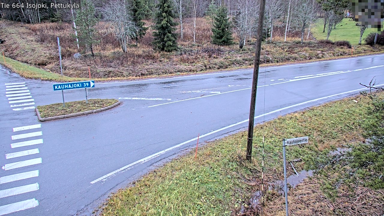 Weather Camera Image Väg 664 Storå Pettukylä, Isojoki, Etelä-Pohjanmaa