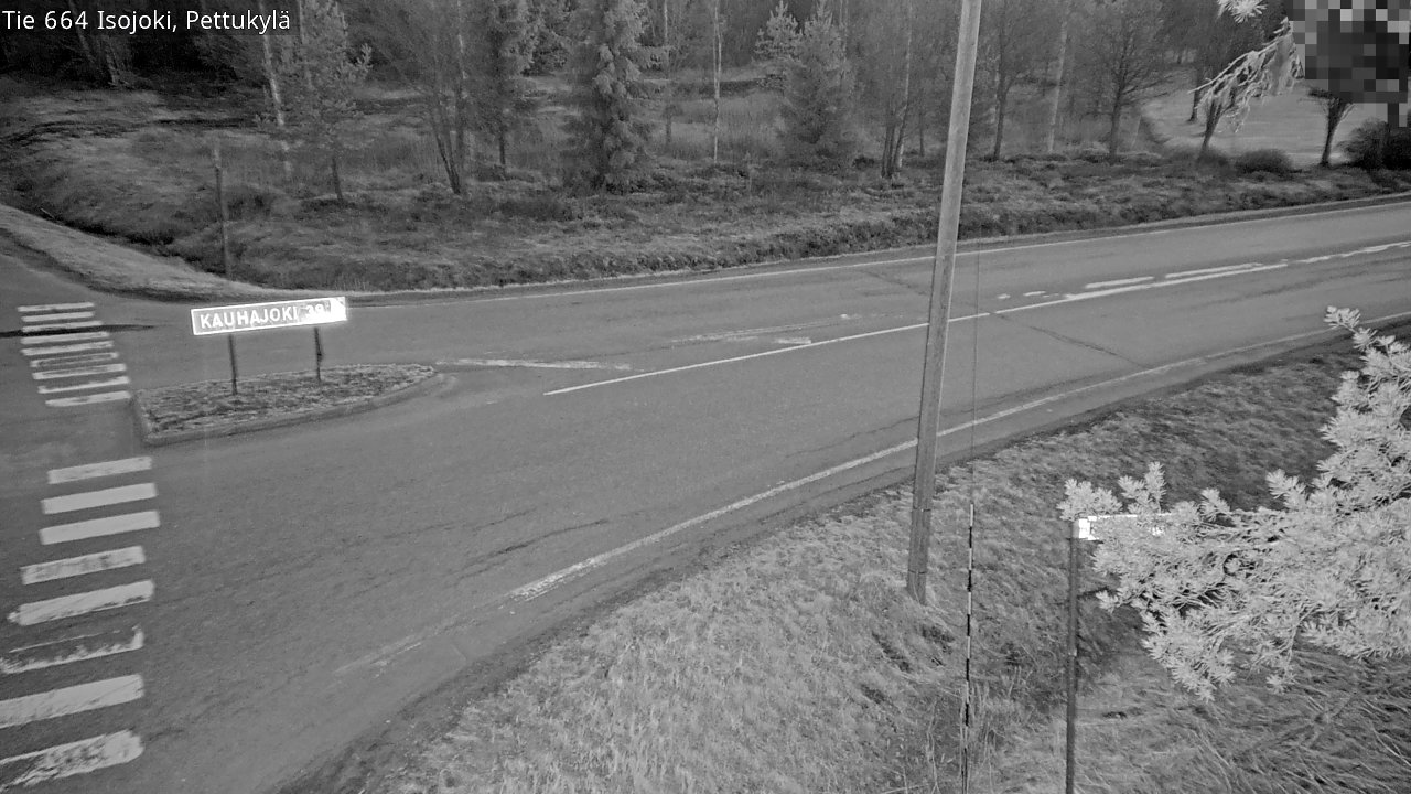 Weather Camera Image Väg 664 Storå Pettukylä, Isojoki, Etelä-Pohjanmaa