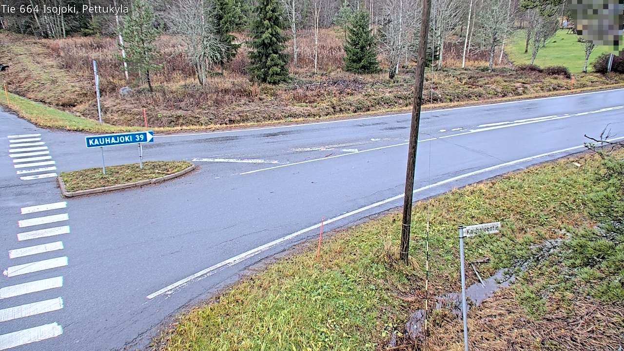 Weather Camera Image Väg 664 Storå Pettukylä, Isojoki, Etelä-Pohjanmaa