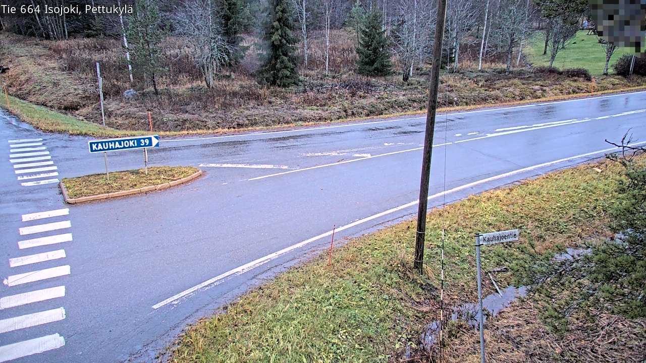 Weather Camera Image Väg 664 Storå Pettukylä, Isojoki, Etelä-Pohjanmaa