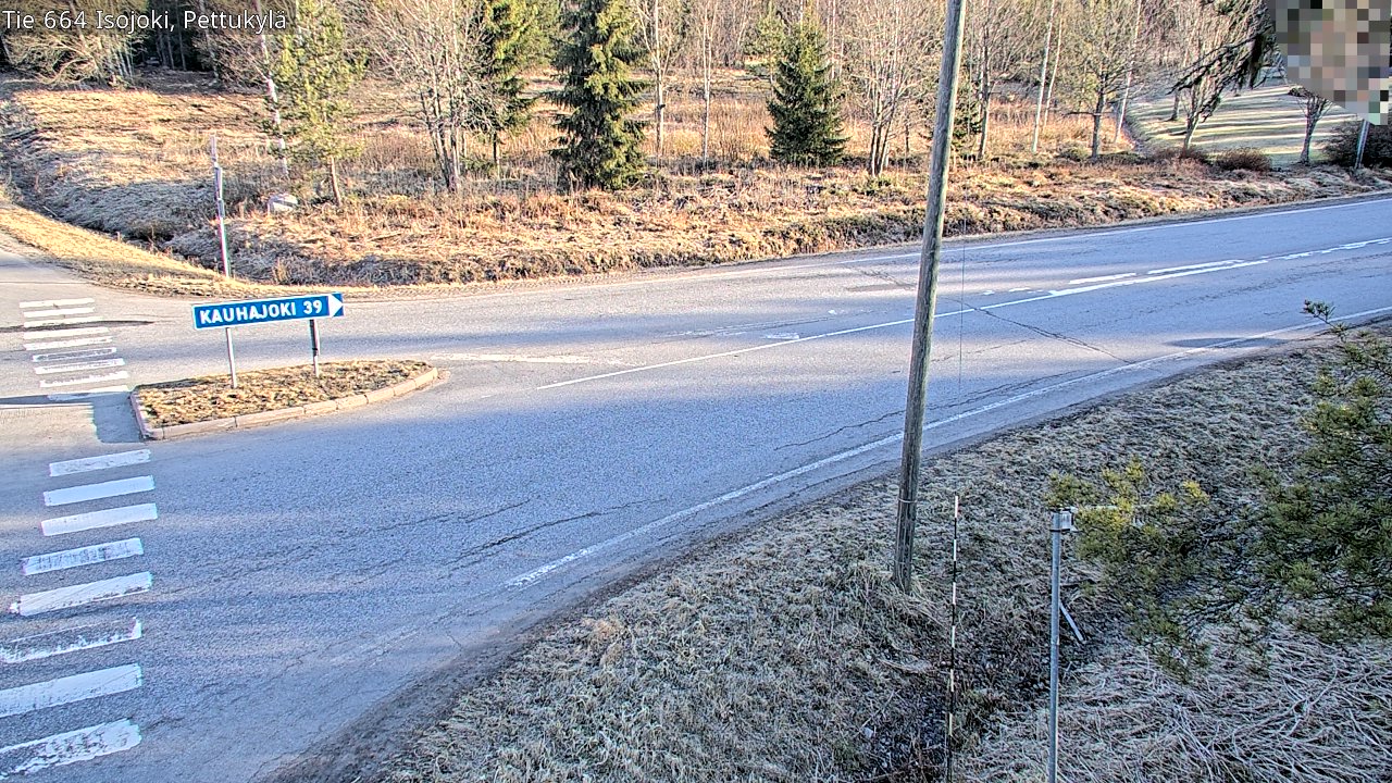 Weather Camera Image Väg 664 Storå Pettukylä, Isojoki, Etelä-Pohjanmaa