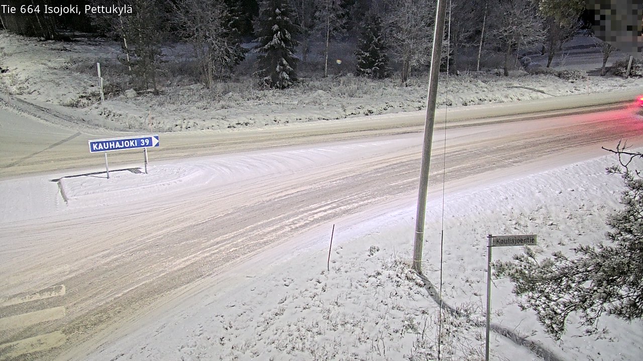 Weather Camera Image Väg 664 Storå Pettukylä, Isojoki, Etelä-Pohjanmaa