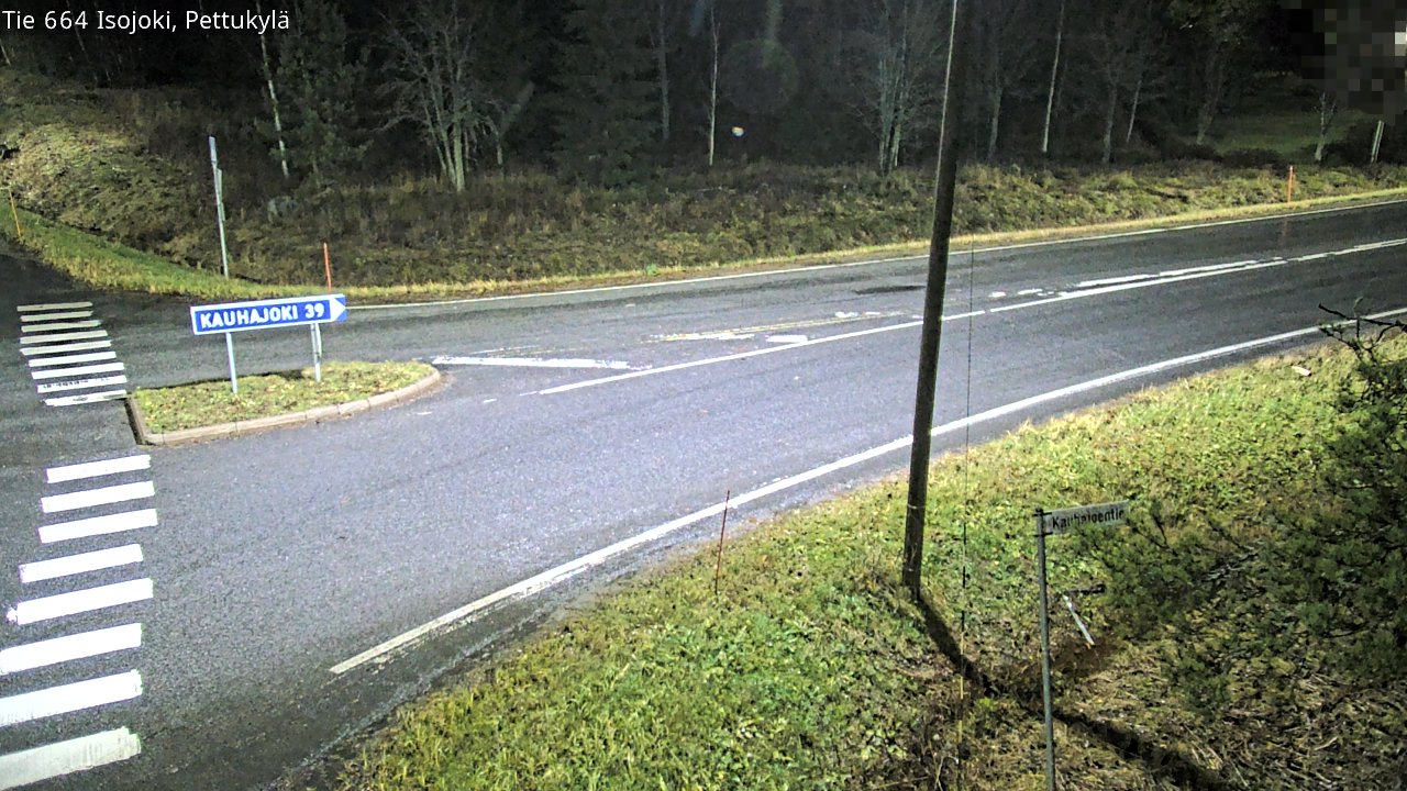 Weather Camera Image Road 664 Isojoki Pettukylä, Isojoki, Etelä-Pohjanmaa