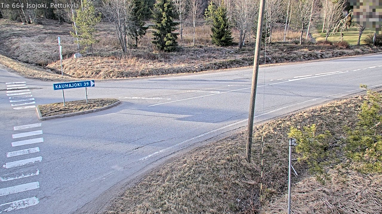 Weather Camera Image Väg 664 Storå Pettukylä, Isojoki, Etelä-Pohjanmaa