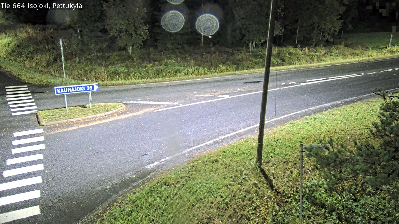 Weather Camera Image Road 664 Isojoki Pettukylä, Isojoki, Etelä-Pohjanmaa