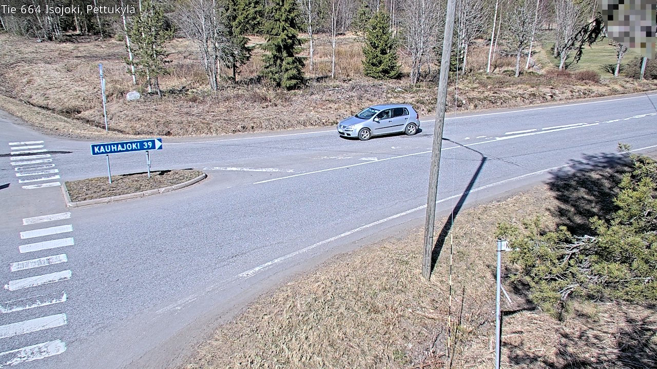Weather Camera Image Väg 664 Storå Pettukylä, Isojoki, Etelä-Pohjanmaa