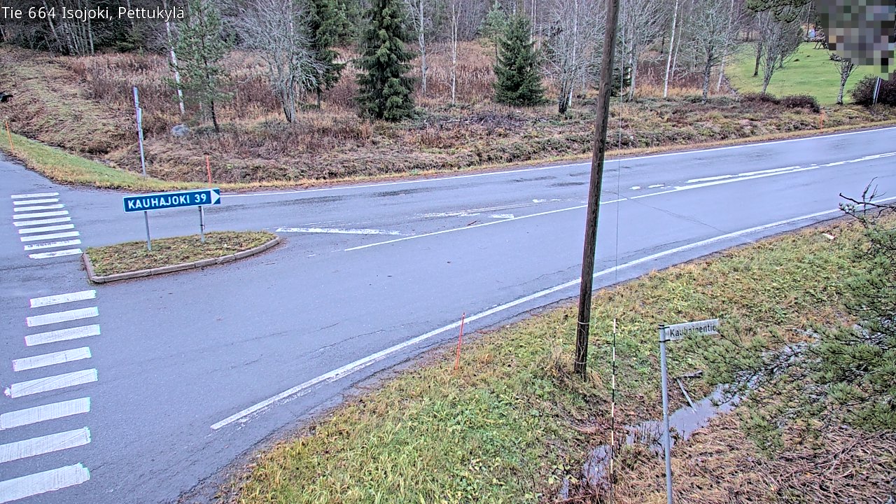 Weather Camera Image Road 664 Isojoki Pettukylä, Isojoki, Etelä-Pohjanmaa