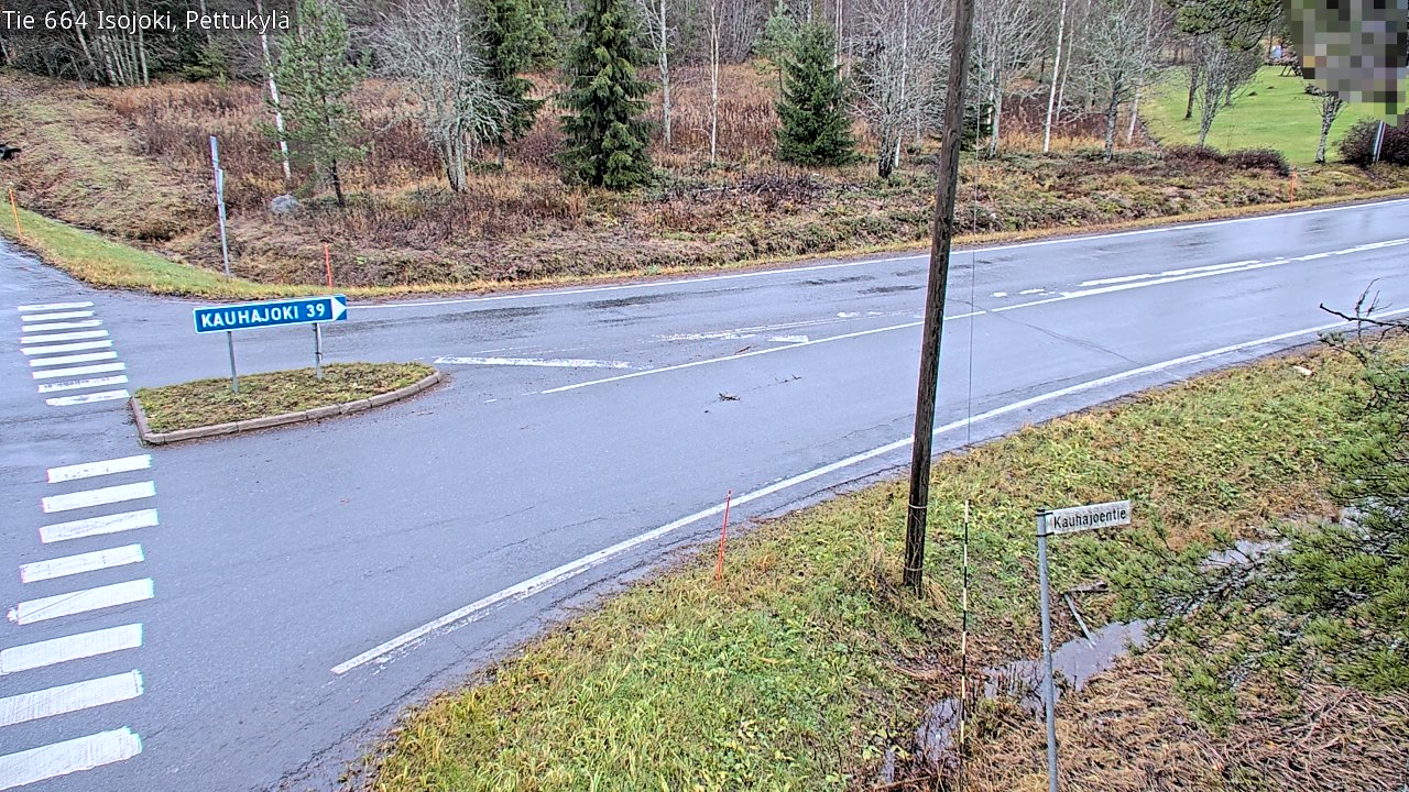 Weather Camera Image Väg 664 Storå Pettukylä, Isojoki, Etelä-Pohjanmaa
