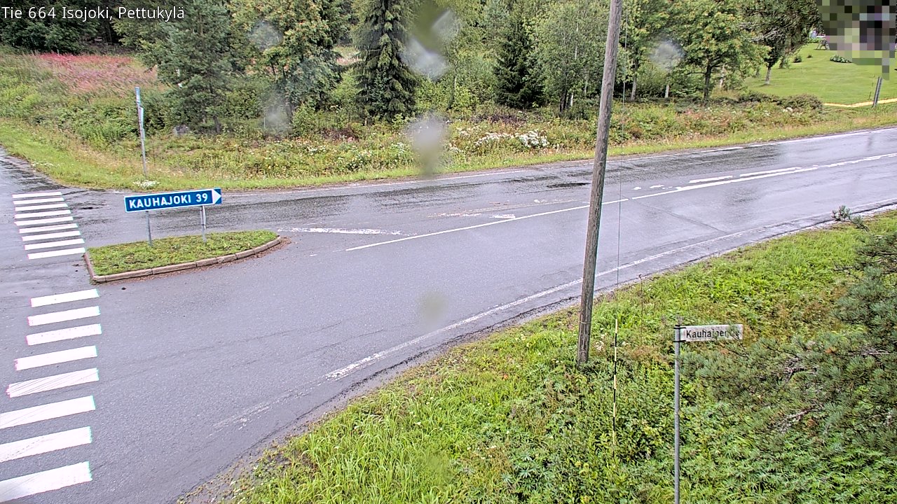Weather Camera Image Road 664 Isojoki Pettukylä, Isojoki, Etelä-Pohjanmaa