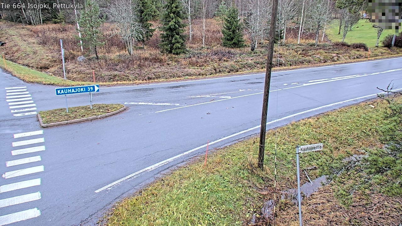 Weather Camera Image Väg 664 Storå Pettukylä, Isojoki, Etelä-Pohjanmaa