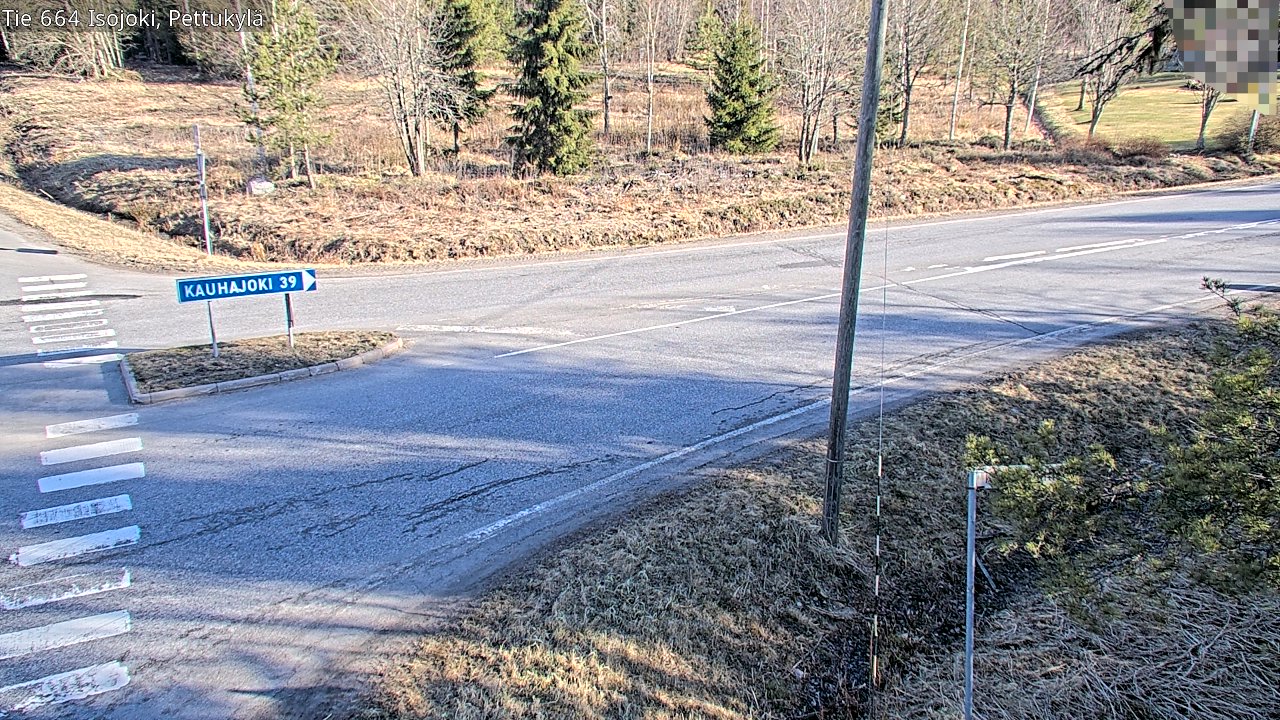 Weather Camera Image Väg 664 Storå Pettukylä, Isojoki, Etelä-Pohjanmaa