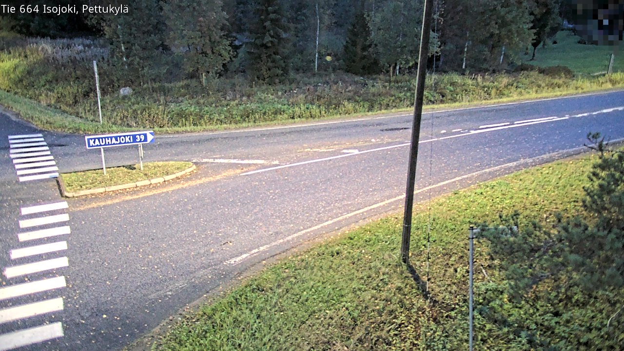 Weather Camera Image Road 664 Isojoki Pettukylä, Isojoki, Etelä-Pohjanmaa