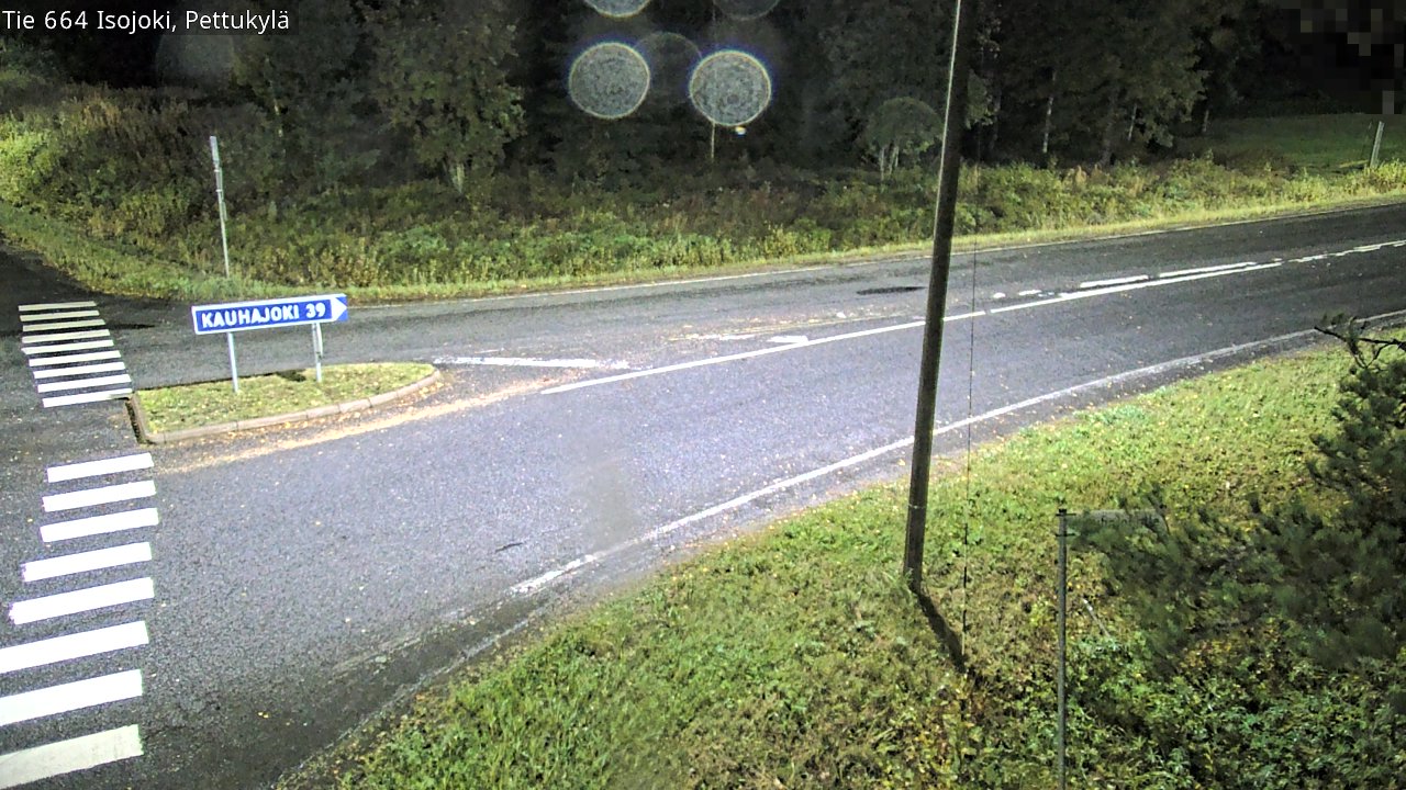 Weather Camera Image Road 664 Isojoki Pettukylä, Isojoki, Etelä-Pohjanmaa