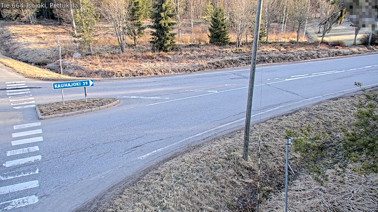 Weather Camera Image Väg 664 Storå Pettukylä, Isojoki, Etelä-Pohjanmaa