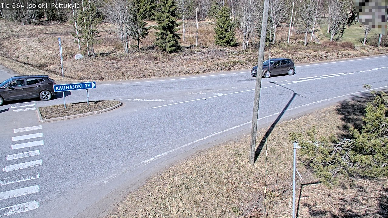 Weather Camera Image Väg 664 Storå Pettukylä, Isojoki, Etelä-Pohjanmaa