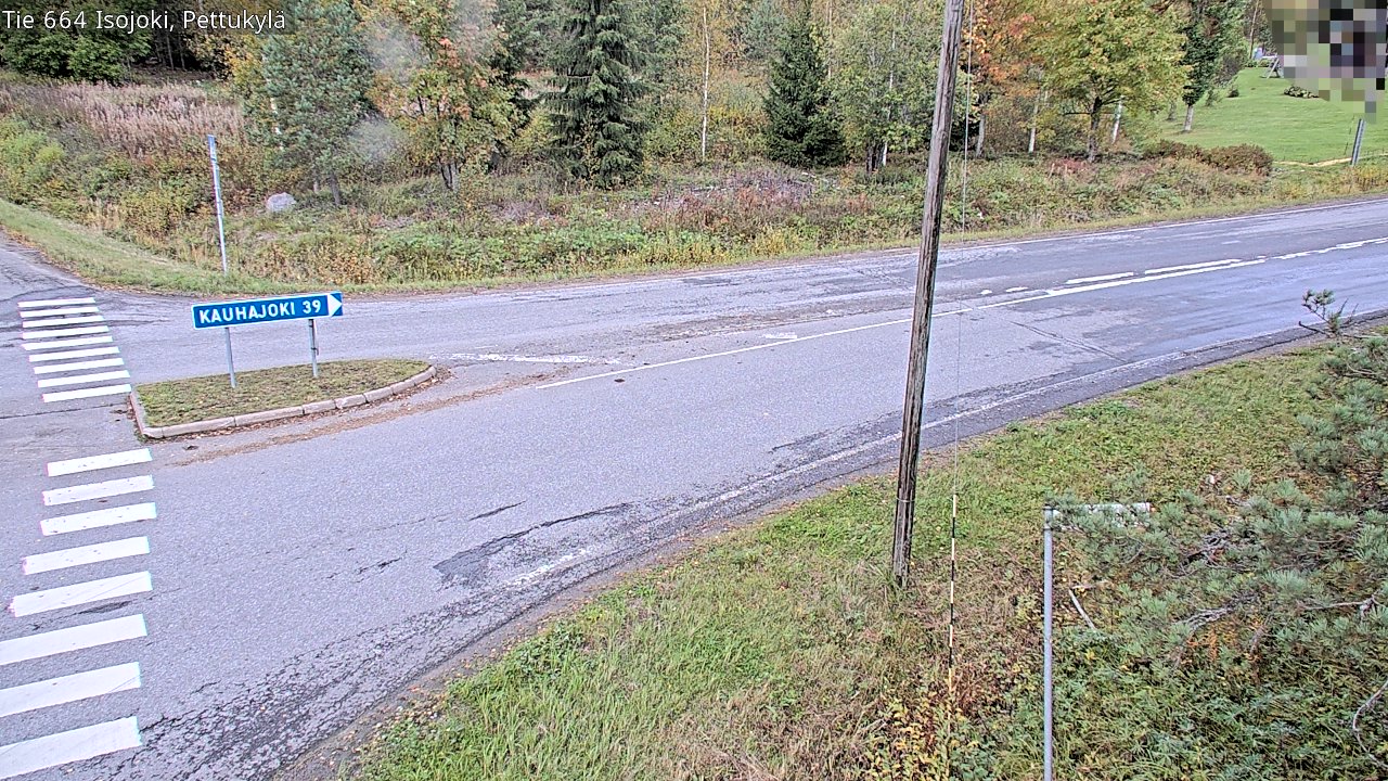 Weather Camera Image Road 664 Isojoki Pettukylä, Isojoki, Etelä-Pohjanmaa
