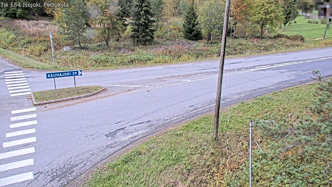 Weather Camera Image Road 664 Isojoki Pettukylä, Isojoki, Etelä-Pohjanmaa