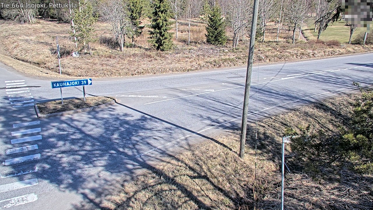 Weather Camera Image Väg 664 Storå Pettukylä, Isojoki, Etelä-Pohjanmaa