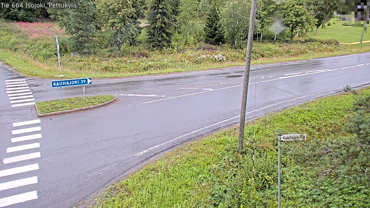 Weather Camera Image Väg 664 Storå Pettukylä, Isojoki, Etelä-Pohjanmaa
