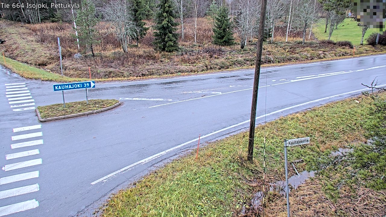Weather Camera Image Väg 664 Storå Pettukylä, Isojoki, Etelä-Pohjanmaa