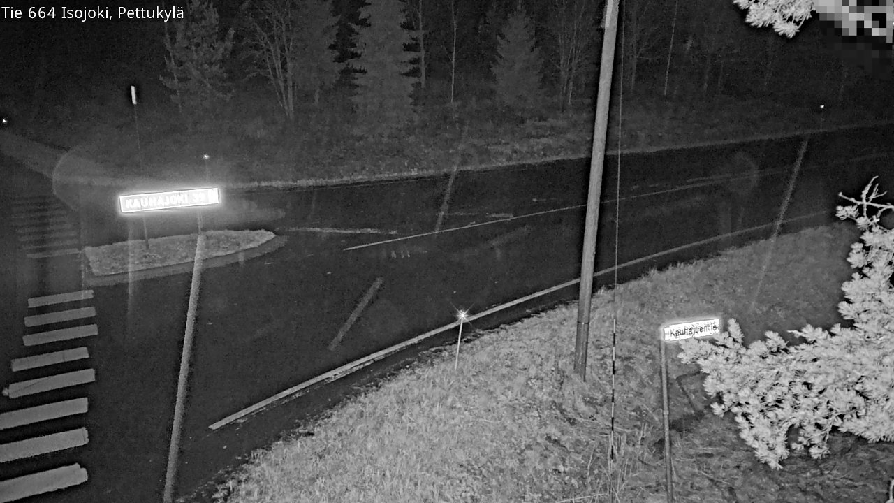 Weather Camera Image Väg 664 Storå Pettukylä, Isojoki, Etelä-Pohjanmaa