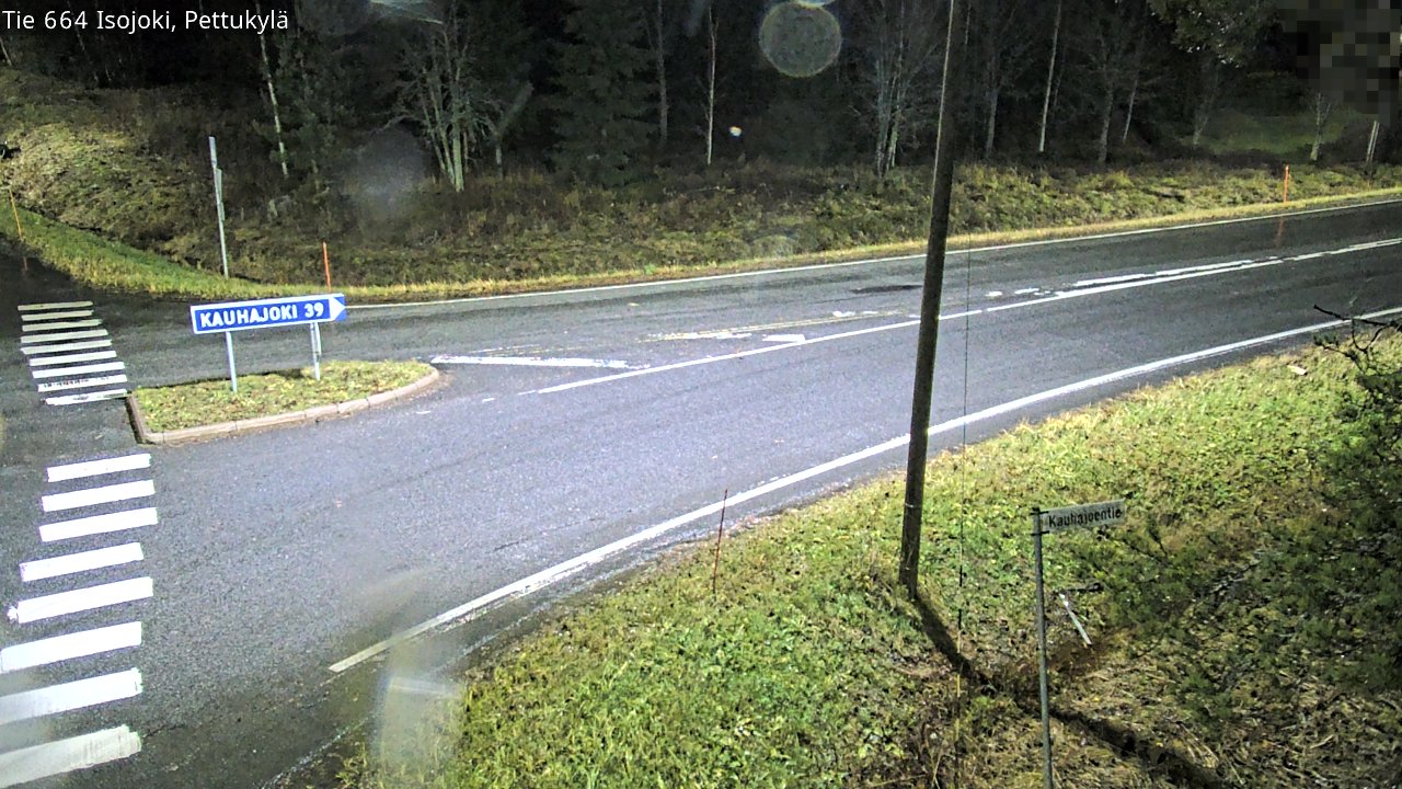 Weather Camera Image Väg 664 Storå Pettukylä, Isojoki, Etelä-Pohjanmaa