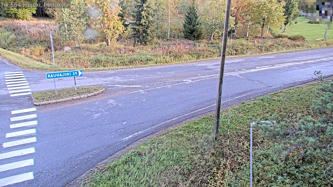 Weather Camera Image Road 664 Isojoki Pettukylä, Isojoki, Etelä-Pohjanmaa