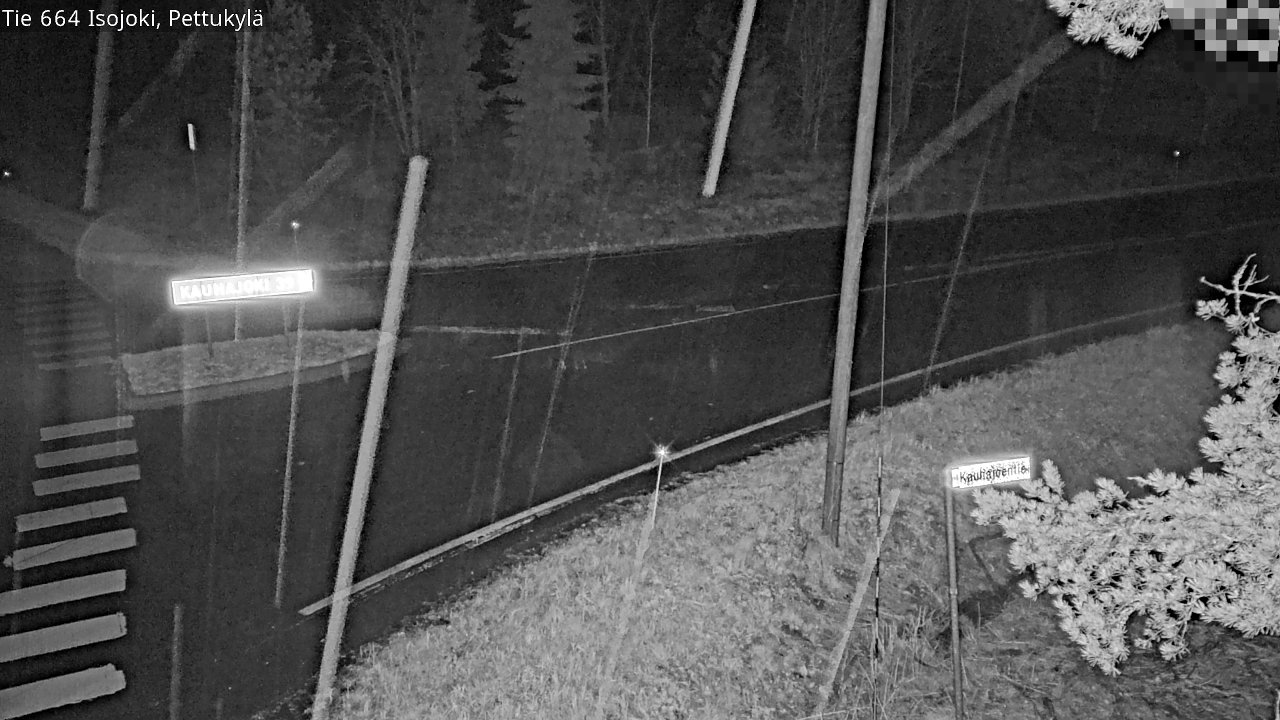 Weather Camera Image Väg 664 Storå Pettukylä, Isojoki, Etelä-Pohjanmaa