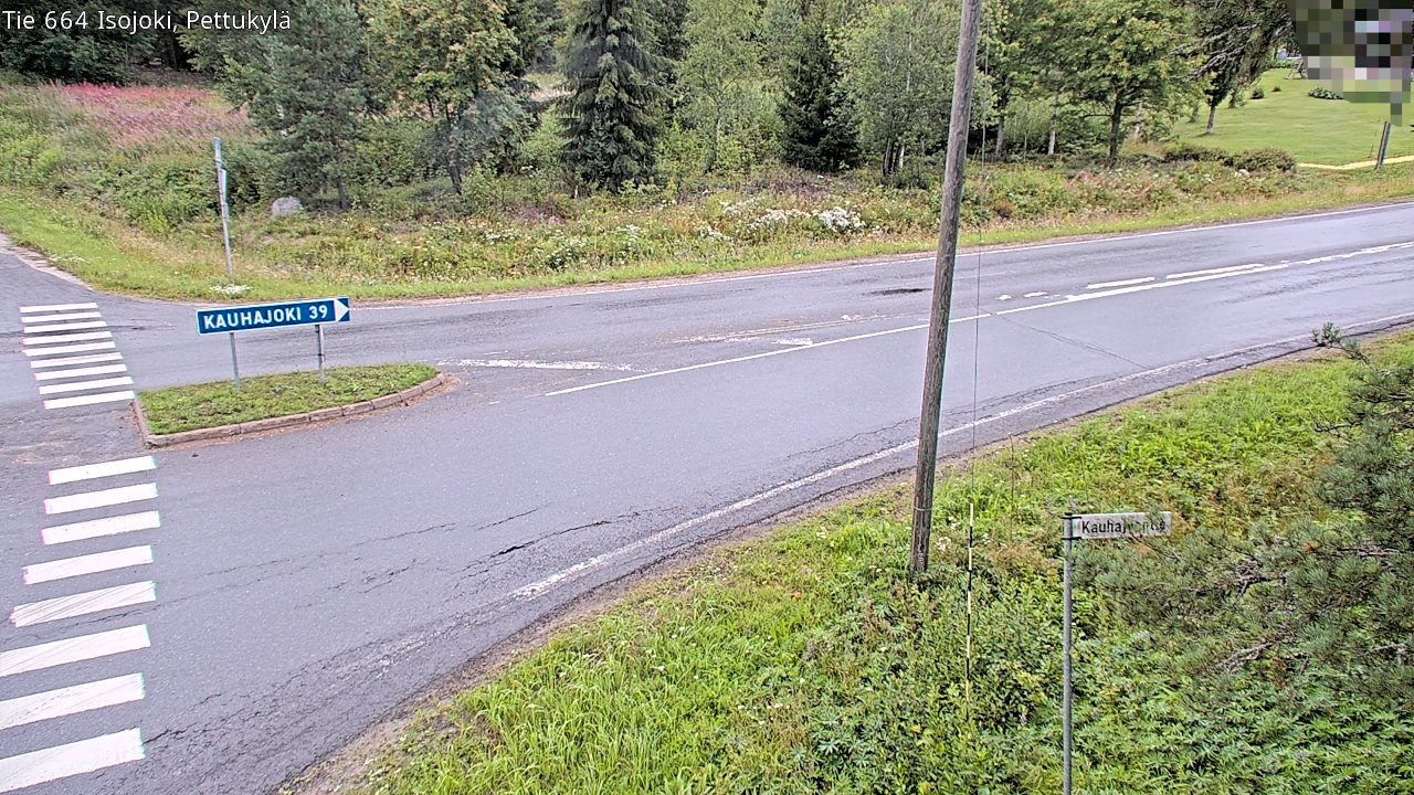 Weather Camera Image Road 664 Isojoki Pettukylä, Isojoki, Etelä-Pohjanmaa