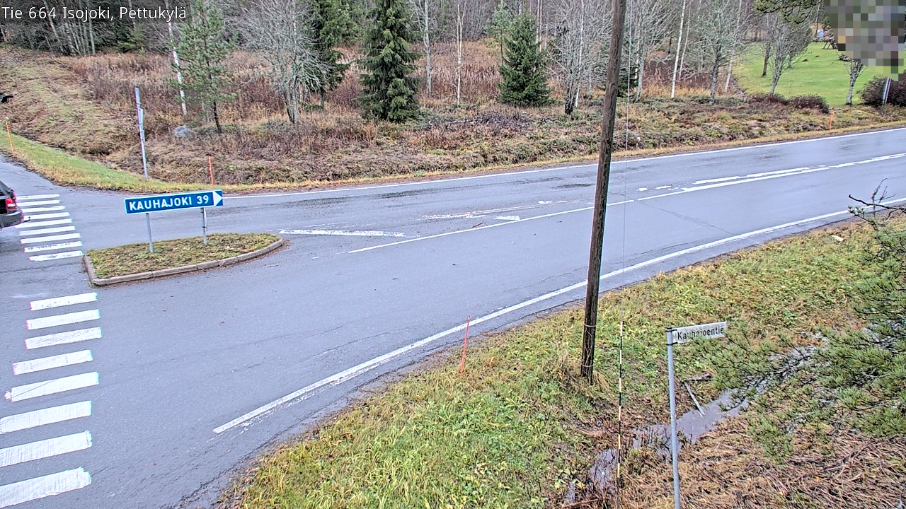 Weather Camera Image Väg 664 Storå Pettukylä, Isojoki, Etelä-Pohjanmaa