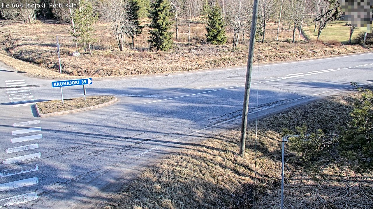 Weather Camera Image Väg 664 Storå Pettukylä, Isojoki, Etelä-Pohjanmaa