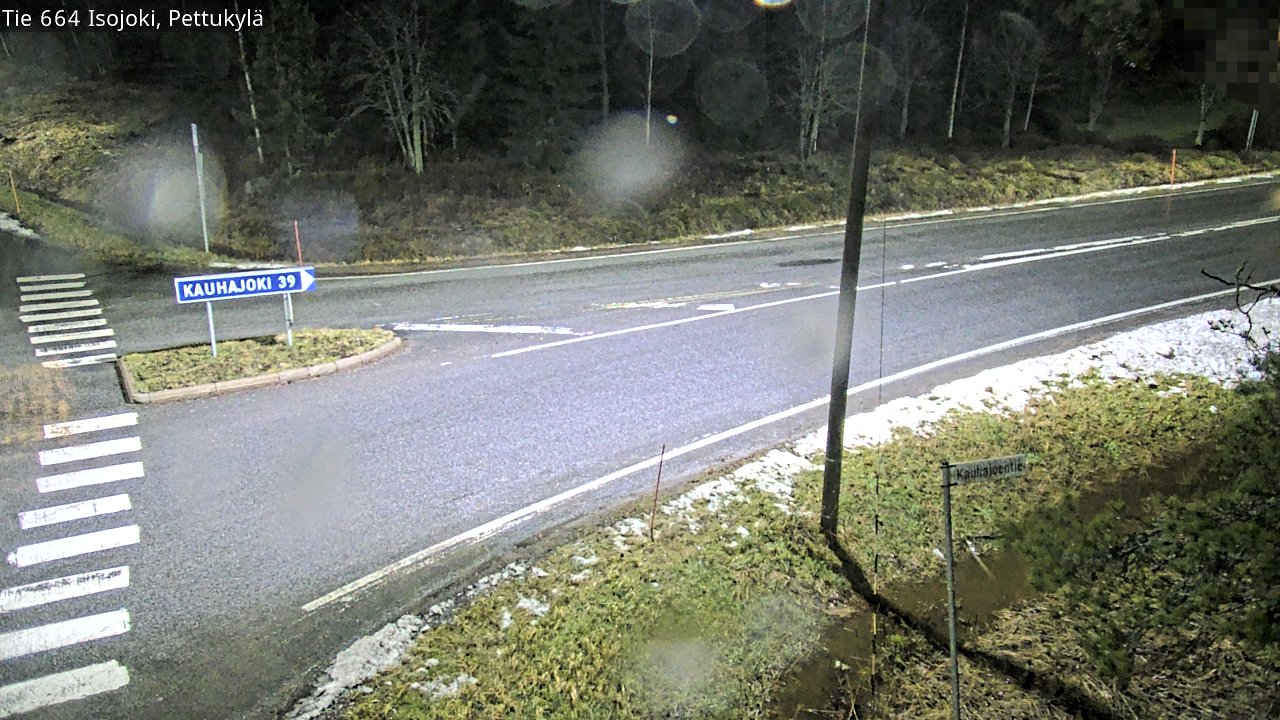 Weather Camera Image Road 664 Isojoki Pettukylä, Isojoki, Etelä-Pohjanmaa