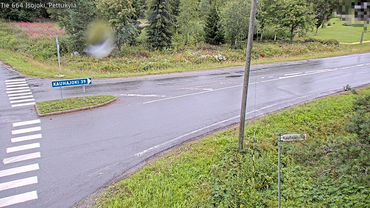 Weather Camera Image Road 664 Isojoki Pettukylä, Isojoki, Etelä-Pohjanmaa