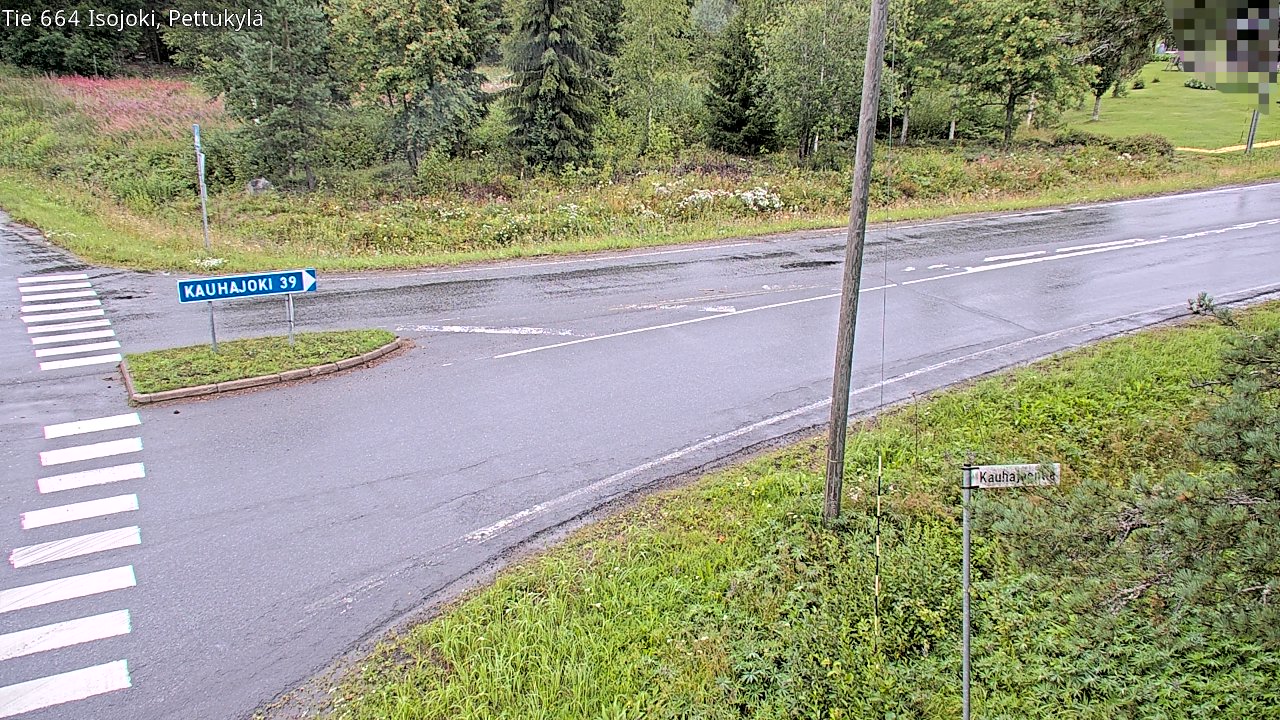 Weather Camera Image Road 664 Isojoki Pettukylä, Isojoki, Etelä-Pohjanmaa