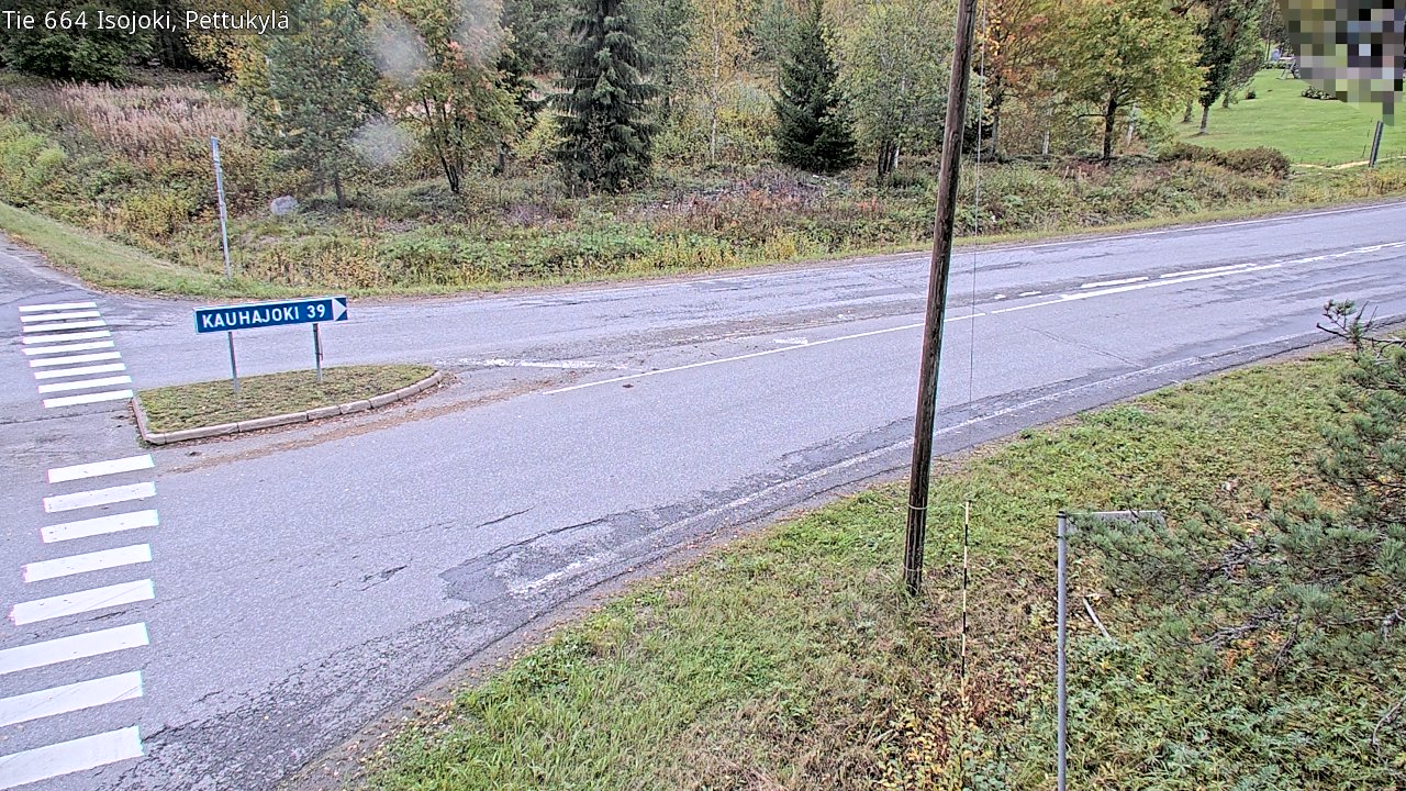 Weather Camera Image Road 664 Isojoki Pettukylä, Isojoki, Etelä-Pohjanmaa