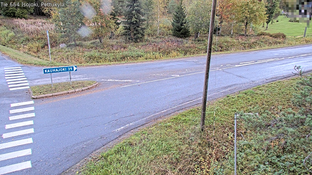 Weather Camera Image Road 664 Isojoki Pettukylä, Isojoki, Etelä-Pohjanmaa